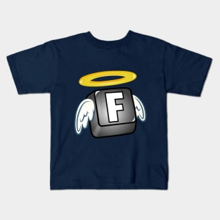 F in the chat | F key RIP Kids T-Shirt